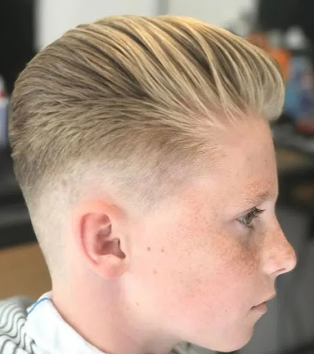 قصات شعر اطفال اولاد مدرج