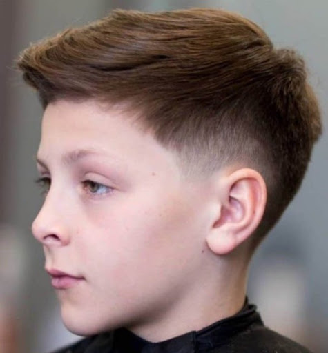 قصات شعر اطفال اولاد مدرج