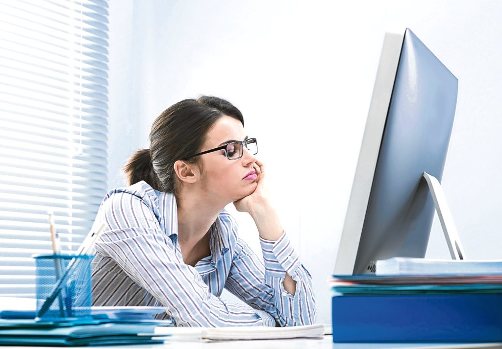 الملل في العمل