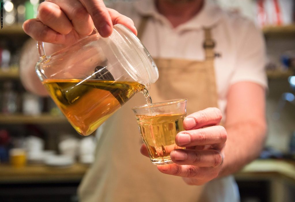 الشاي الأخضر