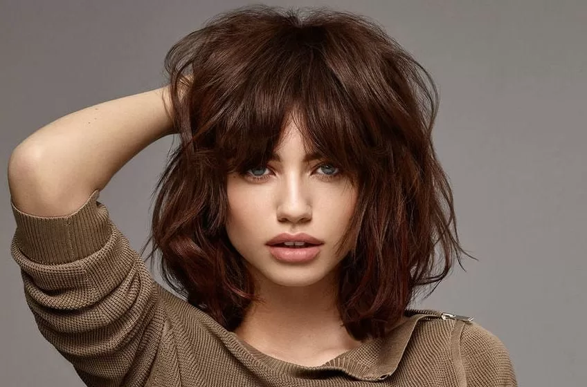 صبغات شعر بني بندقي 