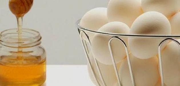 خلطة البيض وعسل النحل