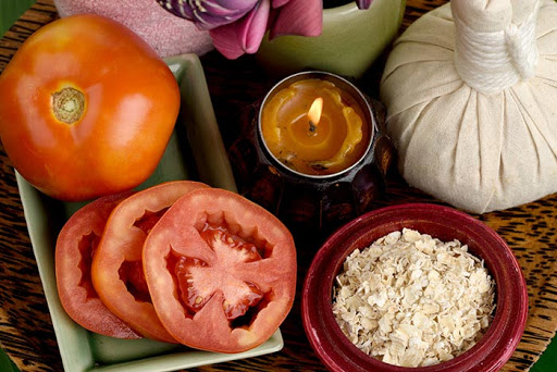 خلطة الطماطم والشوفان