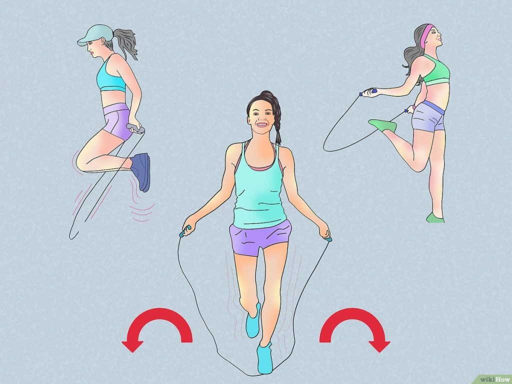 نط الحبل لمدة 5 دقائق كم يحرق