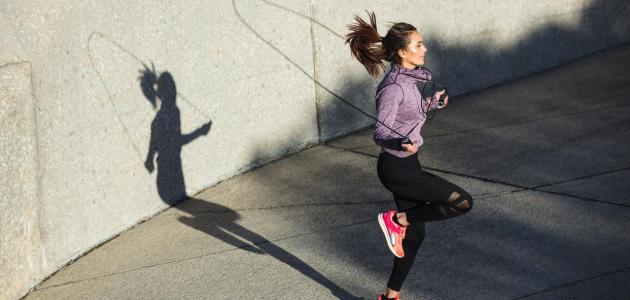 هل نط الحبل يغني عن المشي