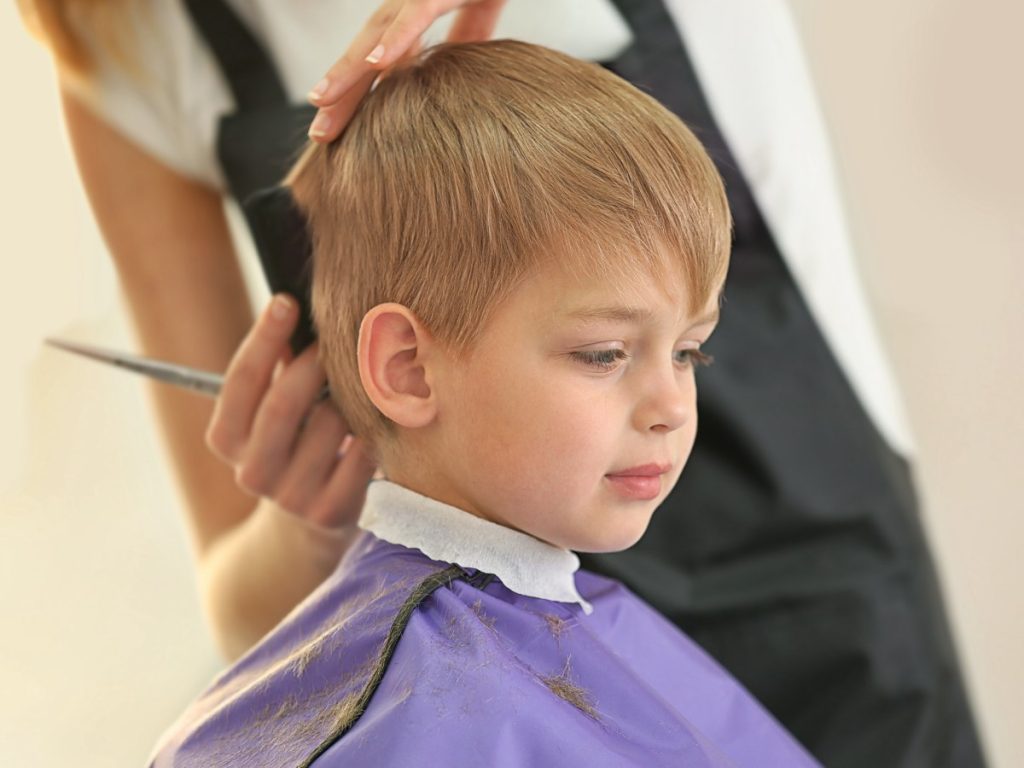 قصات شعر اطفال اولاد فرنسي