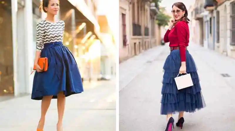 الوان فستان ازرق غامق