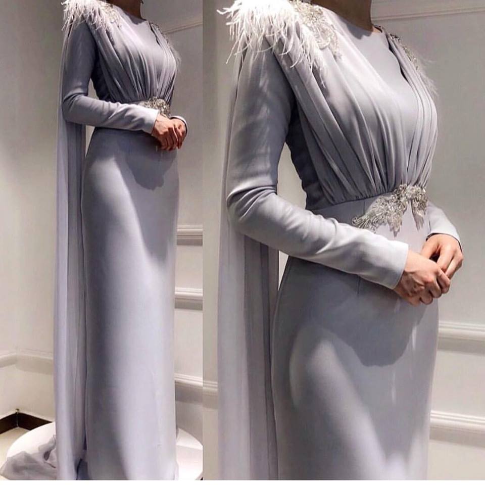 فساتين محجبات افراح سواريه2024