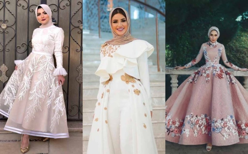 فساتين محجبات افراح