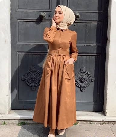 فساتين محجبات خروج كاجوال