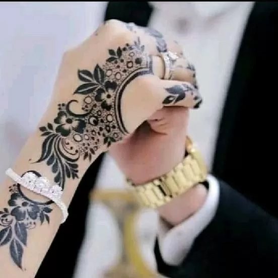 نقش حناء عروس يمني