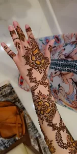 نقش حناء خليجي