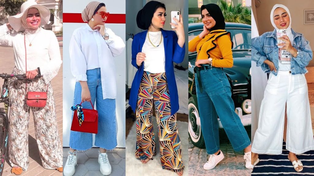 بنطلون حريمي واسع 
