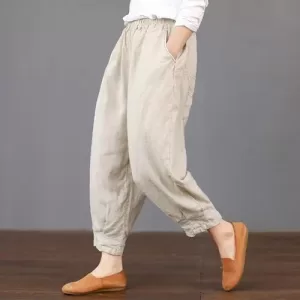 بنطلون هاي ويست واسع