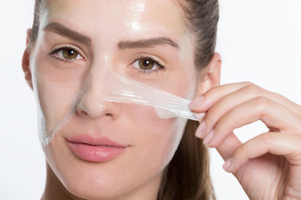 تقشير البشرة الجافة والحساسة