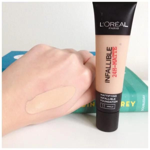 درجات كريم أساس لوريال للبشرة الدهنية