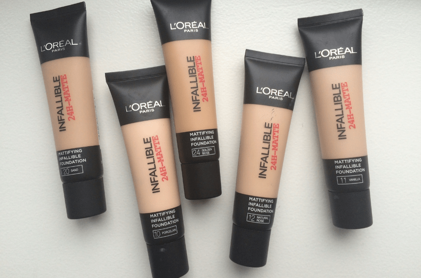 درجات كريم اساس لوريال للبشرة الدهنية