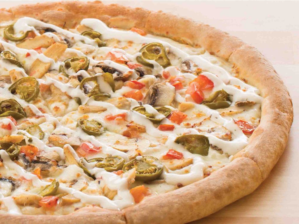 بيتزا الرانش بالدجاج