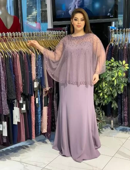 فساتين سهرة مقاسات كبيرة