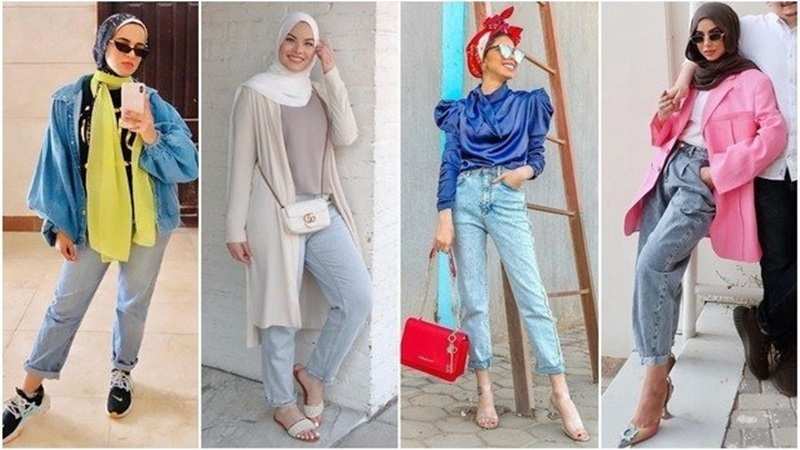 تنسيق بنطلون جينز كلاسيك