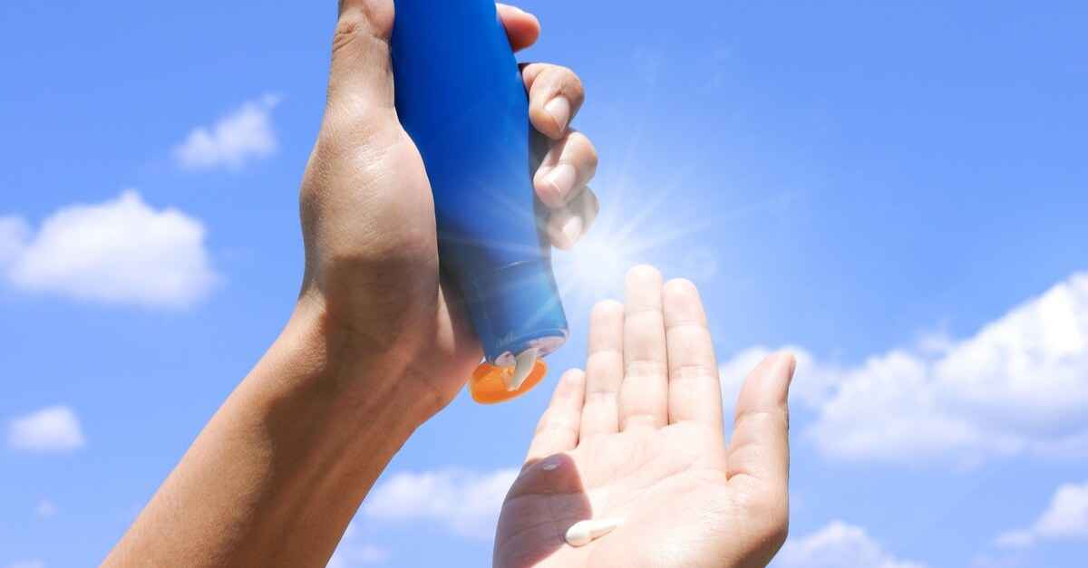 استخدام واقي الشمس