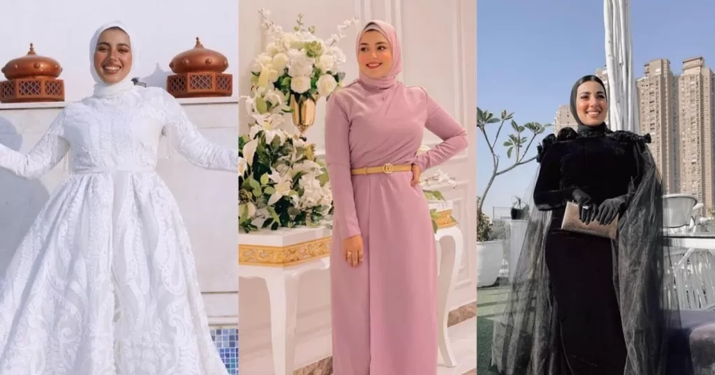 أرقى فساتين خطوبة في البيت للمحجبات