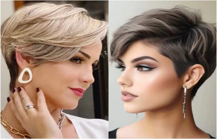 قصات شعر مدرج متوسط